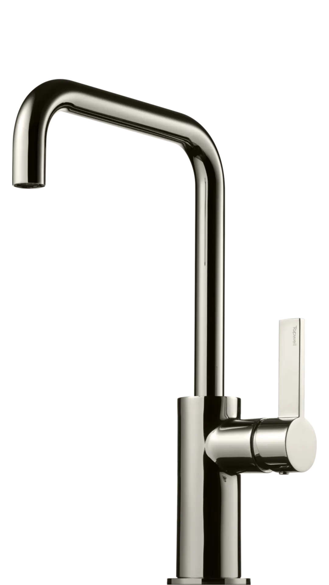 Närbild av DecoForms köksblandare/diskho ARM580 Platinum