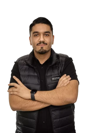 Porträtt på Husein